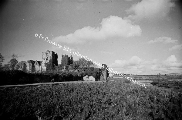 CARRICK CASTLE FROM SOUTH WEST BANK OF RIVER